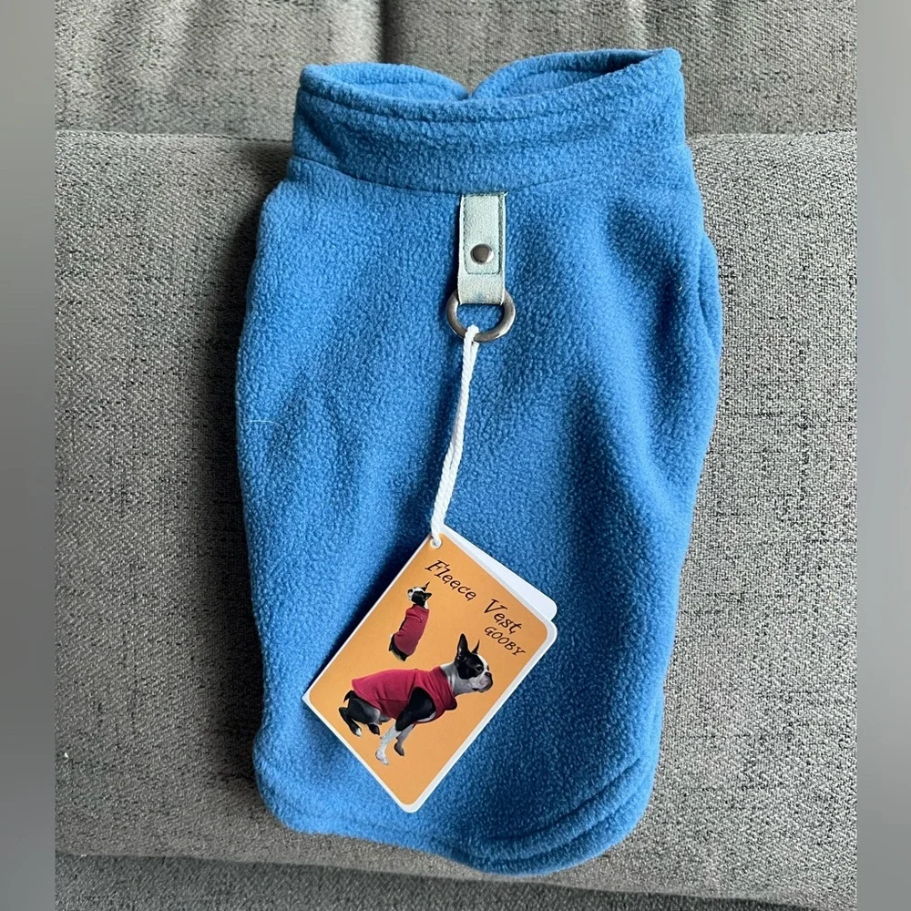 Gooby Dog sweater Blue Fleece